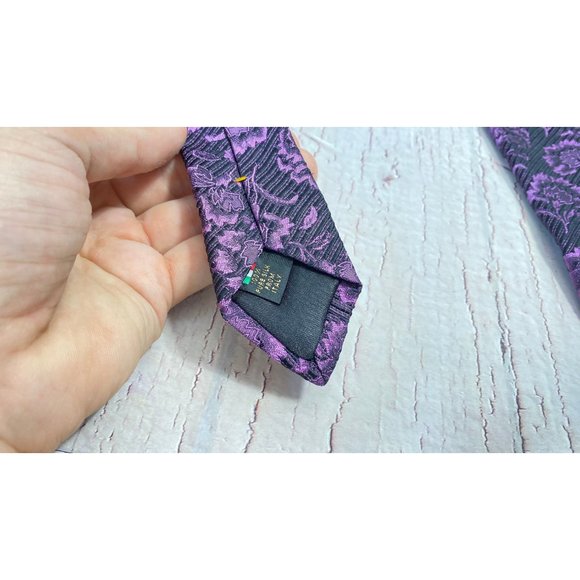 Serica mens necktie 100% silk mad in italy tie - Picture 4 of 8